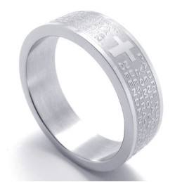 Anillo De Titanio De Fabricación Experta, Color Brillante Y Duradero.