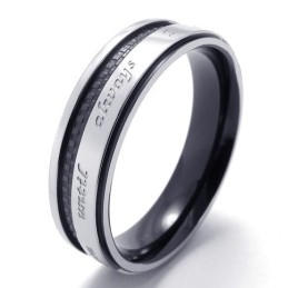 Anillo De Titanio De Calidad Superior Con Colores Delicados Y Diseño Hábil