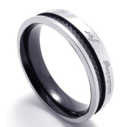 Anillo De Titanio De Calidad Superior Con Colores Delicados Y Diseño Hábil