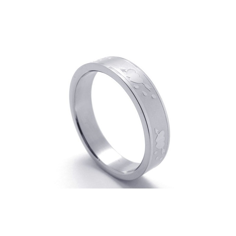 Anillo De Titanio Con Un Brillo De Color Finamente Procesado Que Goza De Gran Reputación Tanto En El País Como En El Extranjero.