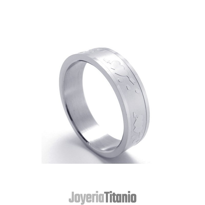 Anillo De Titanio De Fabricación Experta Con Colores Brillantes Que Recibe Elogios De Los Clientes. Anillo De Titanio De Fabricación Experta Con Colores Brillantes Que Recibe Elogios De Los Clientes.