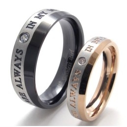 Diseño Hábil, Brillo Del Color, El Rey De La Calidad Del Anillo De Titanio