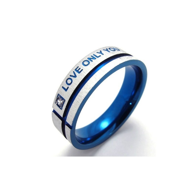 Hermoso Diseño, Hermosos Colores, Anillo De Titanio De Calidad Estable.