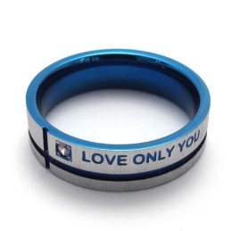 Hermoso Diseño, Hermosos Colores, Anillo De Titanio De Calidad Estable.