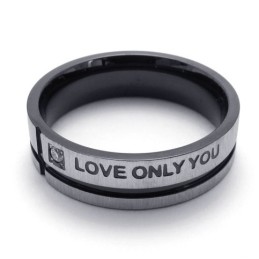 Fabricación Experta Colores Delicados El Rey De La Cantidad Anillo De Titanio