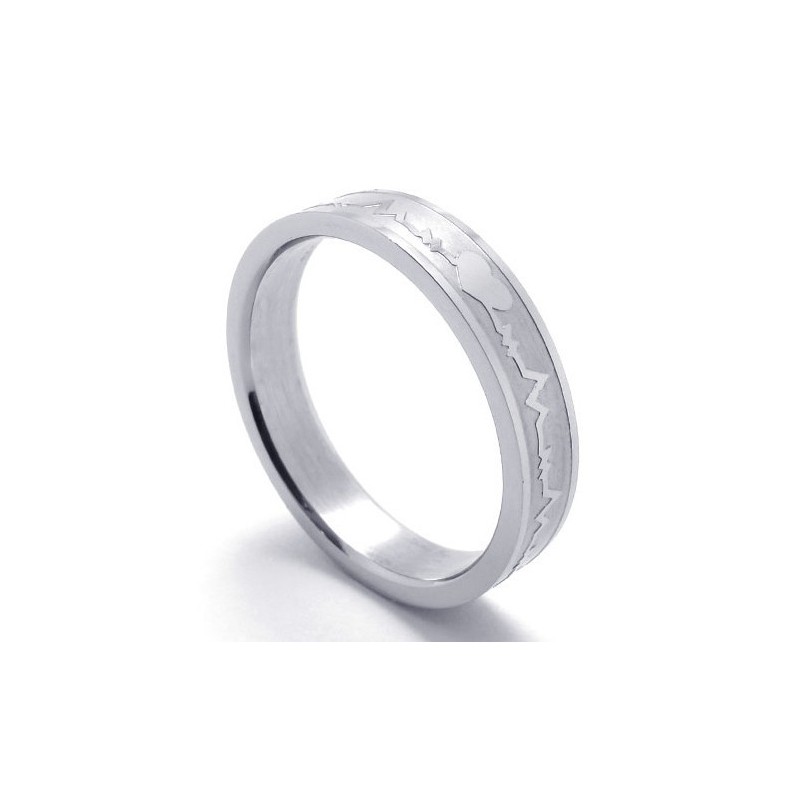 Anillo De Titanio De Calidad, Elegante, Con Forma, Color Y Brillo. Anillo De Titanio De Calidad, Elegante, Con Forma, Color Y Brillo.