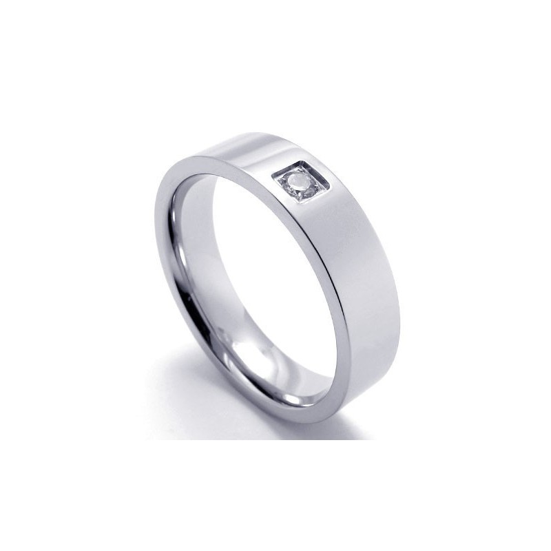 Anillo De Titanio De Excelente Calidad, Con Forma Elegante Y Brillo De Color.