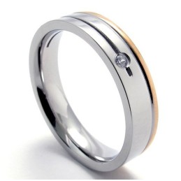 Hermoso Diseño, Color Brillante, El Anillo De Titanio De La Reina De La Calidad.