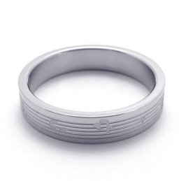 Anillo De Titanio De Renombre Mundial Con Un Diseño Brillante Y Un Color Brillante