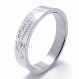 Anillo De Titanio Con Patrones De Moda Y Colores Brillantes Que Le Dan Gran Prestigio Tanto En El País Como En El Extranjero.