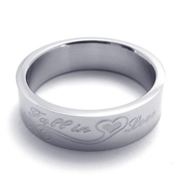 Anillo De Titanio Con Forma Elegante, Color Brillante, Calidad Y Cantidad Garantizadas.