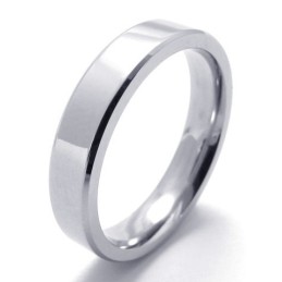 Anillo De Titanio De Alta Calidad Con Patrones De Moda Y Brillo De Color.