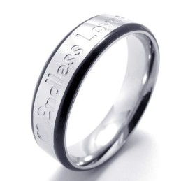 Anillo De Titanio De Forma Elegante, Color Brillante Y Reputación Confiable.