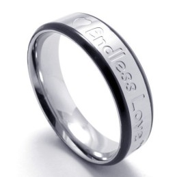 Anillo De Titanio De Forma Elegante, Color Brillante Y Reputación Confiable.
