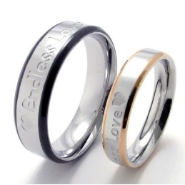 Anillo De Titanio De Forma Elegante, Color Brillante Y Reputación Confiable.