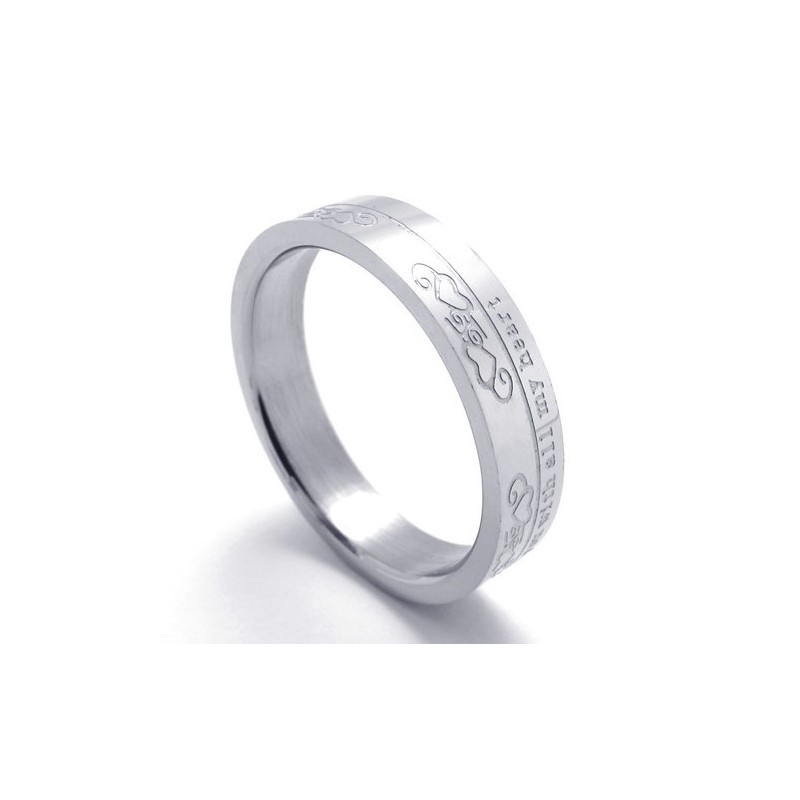 Construcción Racional Colores Delicados La Reina De La Calidad Anillo De Titanio