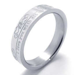 Construcción Racional Colores Delicados La Reina De La Calidad Anillo De Titanio