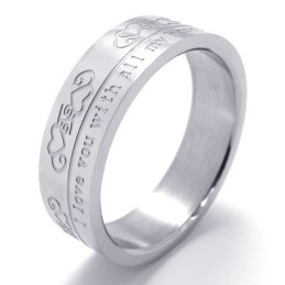 Anillo De Titanio De Alta Calidad En Varios Estilos Y Colores Delicados.