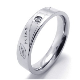 Anillo De Titanio De Calidad Superior Con Colores Delicados Y Diseño Profesional