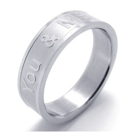 Anillo De Titanio De Forma Elegante, Color Brillante Y Reputación Confiable.