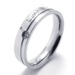 Anillo De Titanio De Excelente Calidad Con Un Diseño Hábil Y Un Brillo De Color