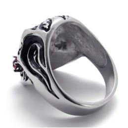 Anillo De Titanio De Renombre Mundial Con Diseño Moderno Y Brillantez De Colores