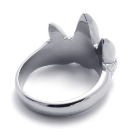 Anillo De Titanio De Fabricación Experta, Color Brillante Y Duradero.