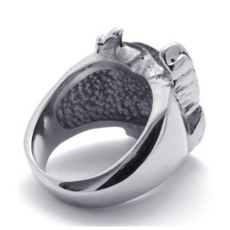 Anillo De Titanio Con Tecnología Sofisticada, Brillo De Color Y Reputación Confiable