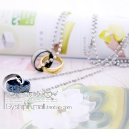 Anillos De Cruz Bíblica Para Enamorados, Parejas, Collares De Titanio, Colgantes