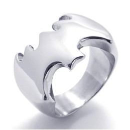 Anillo De Titanio De Calidad Confiable Y Colores Delicados De Construcción Racional