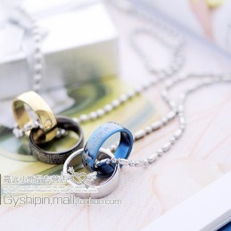 Anillos De Cruz Bíblica Para Enamorados, Parejas, Collares De Titanio, Colgantes