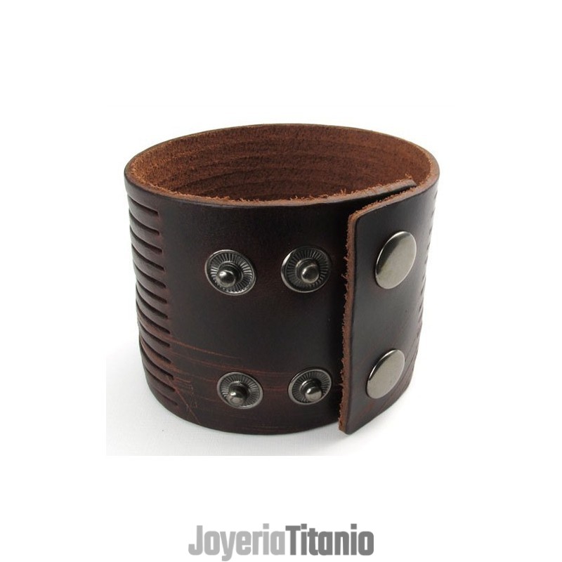Pulsera De Cuero De Titanio De Calidad Confiable Y Colores Delicados De Fabricación Experta Pulsera De Cuero De Titanio De Calidad Confiable Y Colores Delicados De Fabricación Experta