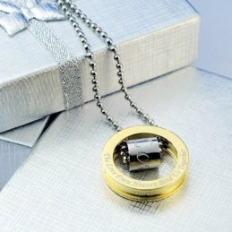 Regalos De Moda Para Tu Novio: Collar Con Colgante De Titanio Para Hombre