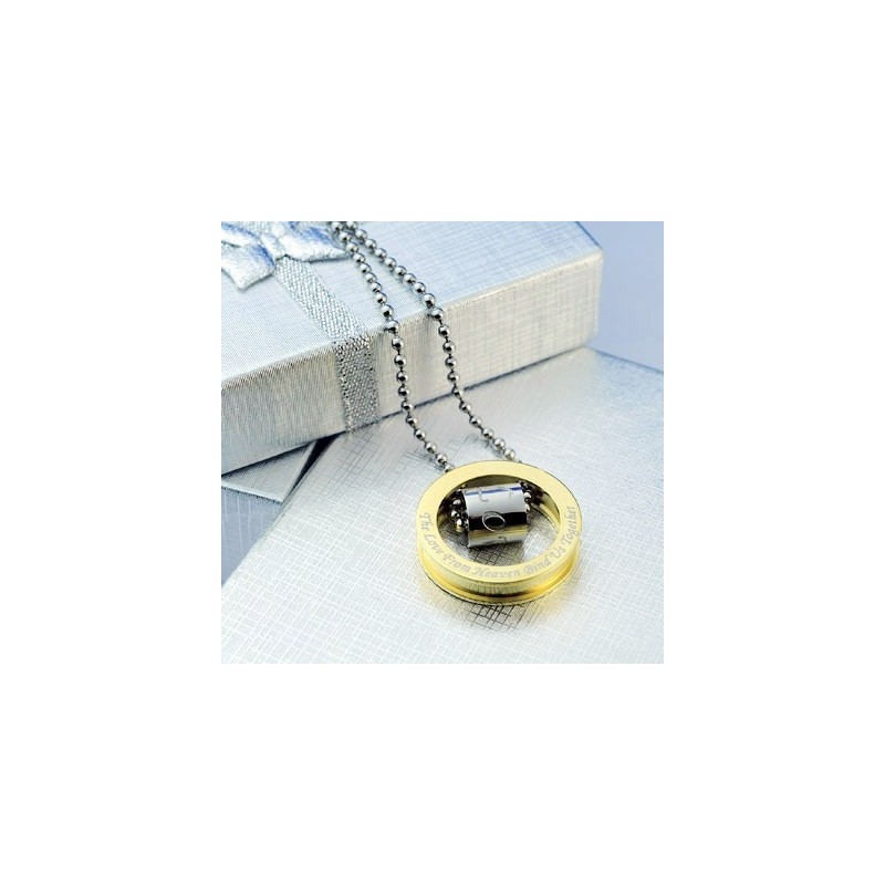 Regalos De Moda Para Tu Novio: Collar Con Colgante De Titanio Para Hombre Regalos De Moda Para Tu Novio: Collar Con Colgante De Titanio Para Hombre