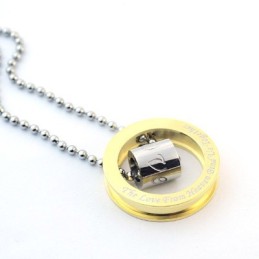 Regalos De Moda Para Tu Novio: Collar Con Colgante De Titanio Para Hombre
