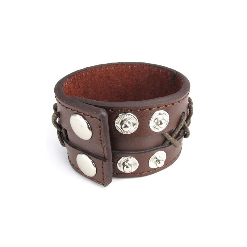 Pulsera De Cuero De Titanio De Calidad Confiable Y Colores Delicados De Fabricación Experta