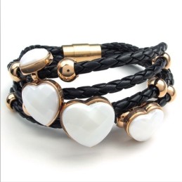 Pulsera De Titanio De Calidad Confiable, Con Hermosos Diseños Y Colores Delicados.