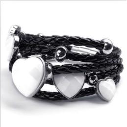 Pulsera De Titanio De Calidad Confiable, Con Hermosos Diseños Y Colores Delicados.