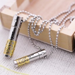 Colgante De Collar De Titanio Con Forma De Corazón Amarillo Para Amantes De La Moda