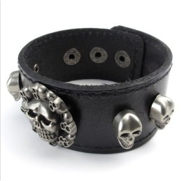 Pulsera De Cuero De Titanio De Calidad Confiable Y Colores Delicados De Fabricación Experta