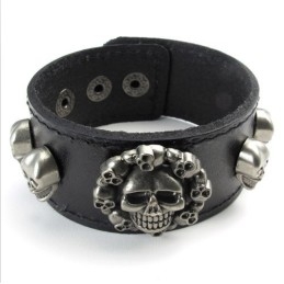 Pulsera De Cuero De Titanio De Calidad Confiable Y Colores Delicados De Fabricación Experta