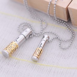 Colgante De Collar De Titanio Con Forma De Corazón Amarillo Para Amantes De La Moda
