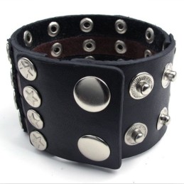 Brazalete De Cuero De Titanio De Calidad Confiable Y Colores Delicados Y Finamente Procesados