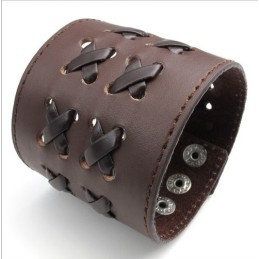 Brazalete De Cuero De Titanio De Calidad Confiable Y Colores Delicados Y Finamente Procesados