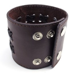Brazalete De Cuero De Titanio De Calidad Confiable Y Colores Delicados Y Finamente Procesados