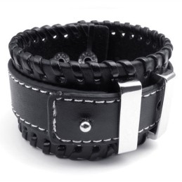 Brazalete De Cuero De Titanio De Excelente Calidad Con Colores Delicados Y Diseño Hábil