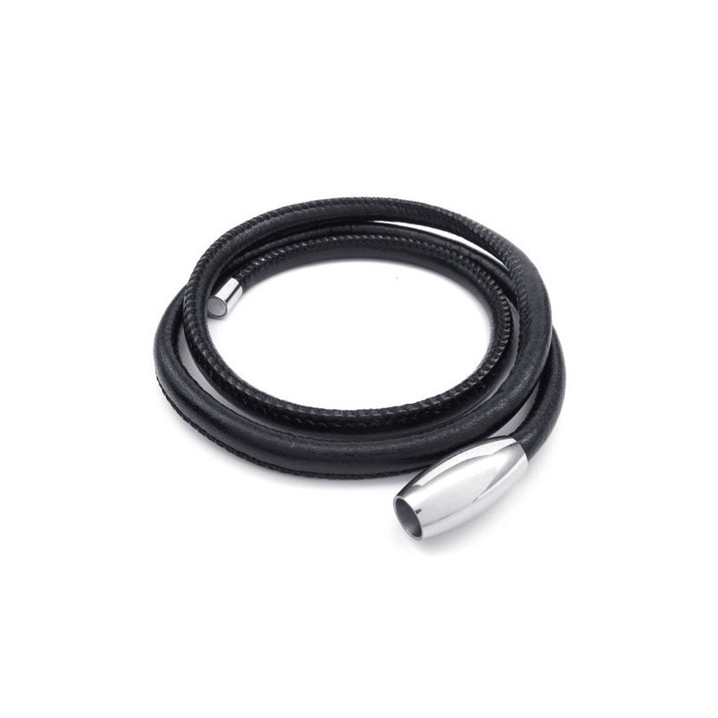 Collar De Cuero De Titanio De Excelente Calidad Con Colores Delicados Y Diseño Hábil