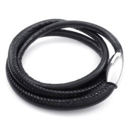 Collar De Cuero De Titanio De Excelente Calidad Con Colores Delicados Y Diseño Hábil