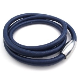 Collar De Cuero De Titanio De Excelente Calidad Con Colores Delicados Y Diseño Hábil