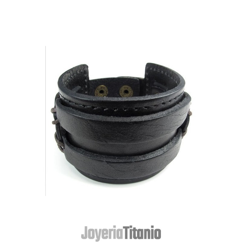 Pulsera De Cuero De Titanio De Calidad Confiable Y Colores Delicados De Fabricación Experta
